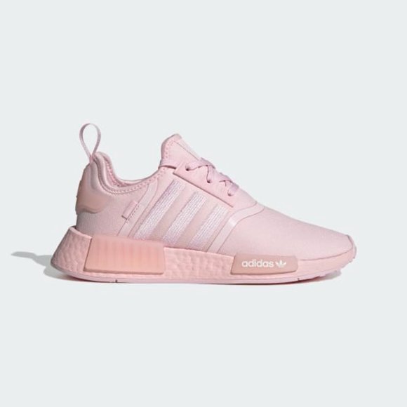 Adidas NMD R1 Low Top Mens Athletic Running Shoes Pink HQ8862 NEW Multi Sz - Picture 2 of 9